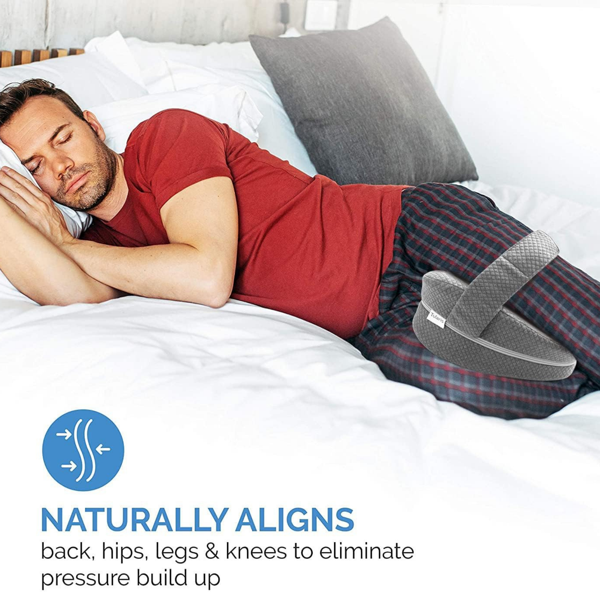 AlignRest™: Knee Pillow for Pain-Free Sleep