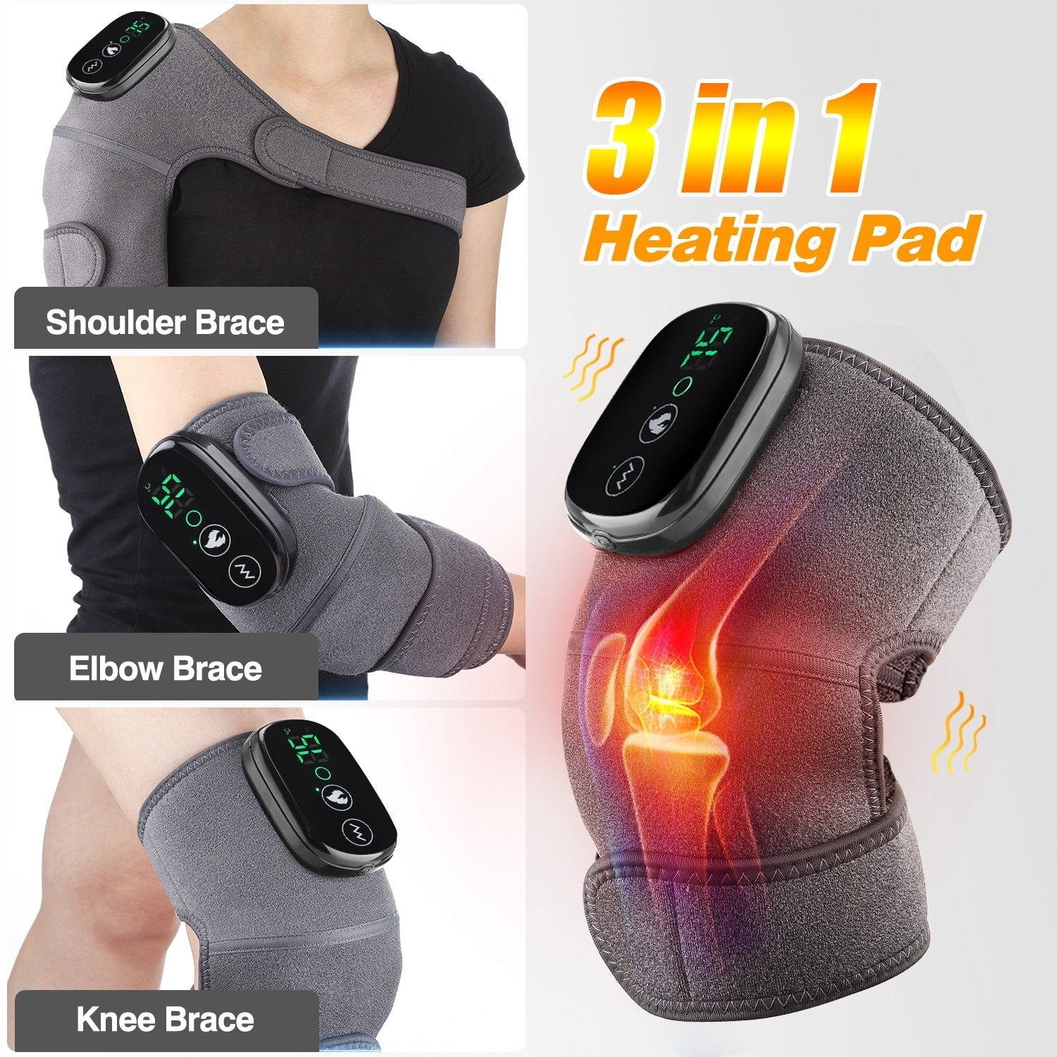 WarmRelief™: Electric Heating Massager for Joint Therapy and Relief