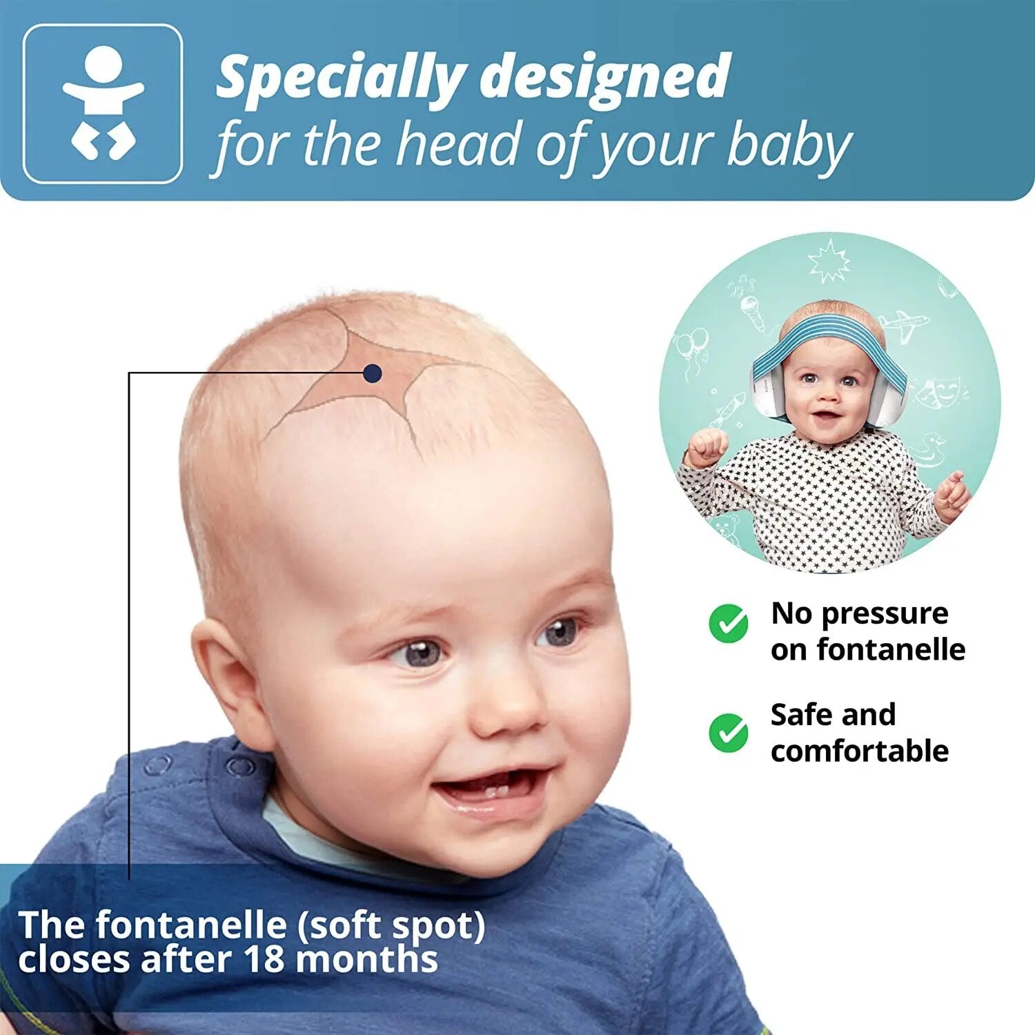 LullEars™: Infant Noise-Canceling Headphones