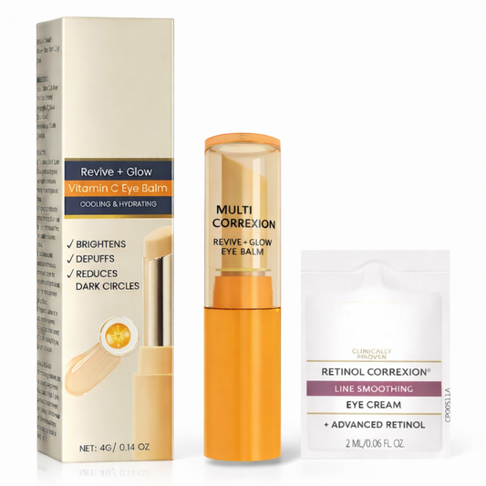 Glow Eye Balm with Vitamin C 0.14 oz Retinol Eye Cream Packette