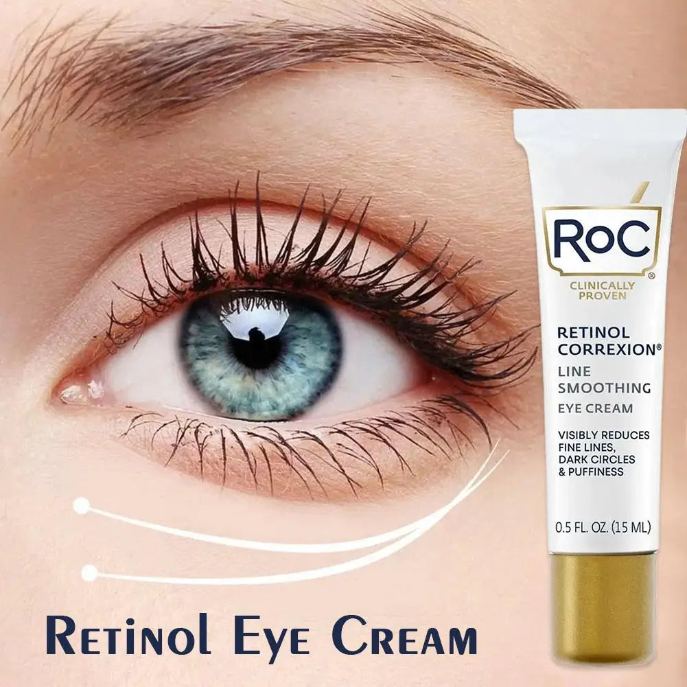 ROC Retinol Eye Cream For Dark Circles & Puffy Eyes Centella Nourish Improvement Eye Dry Skin Moisturizing Eye Skin Cream