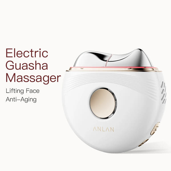 ANLAN Electric Guasha Massager EMS Face Lifting Anti-aging Remove Edema Firming Skin Clod Heat Scraping Skincare Beauty Device