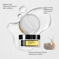 Snail Essence Eye Patches Dark Circles and Wrinkles Hydrating Under Eye Mask Deep Moisture Anti Aging Rejuvenating Gel Pads60pcs