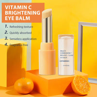 Vitamin C Eye Balm Anti-Wrinkle Moisturizing Eye Bag Removal Dark Circles Reduce Fine Lines  Brightening Eye Cream Stick