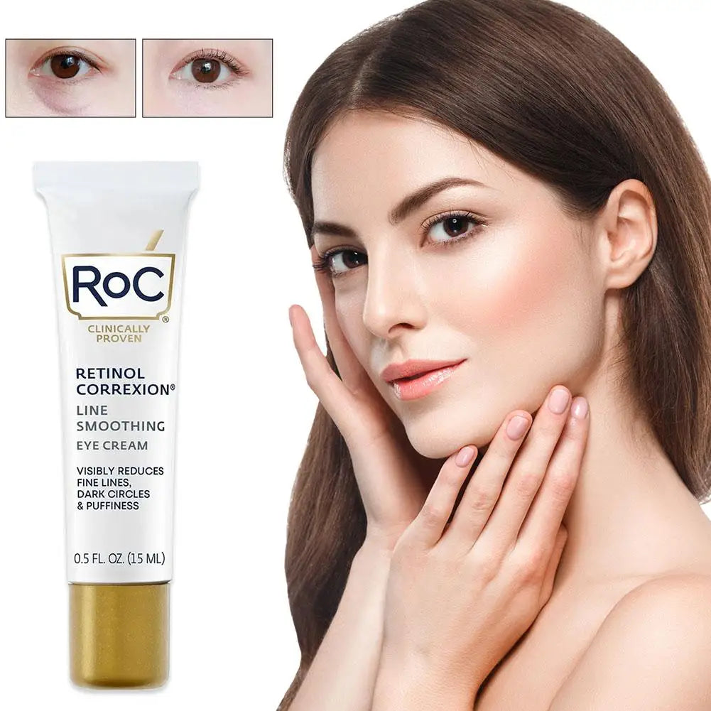 ROC Retinol Eye Cream For Dark Circles & Puffy Eyes Centella Nourish Improvement Eye Dry Skin Moisturizing Eye Skin Cream