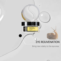 Snail Essence Eye Patches Dark Circles and Wrinkles Hydrating Under Eye Mask Deep Moisture Anti Aging Rejuvenating Gel Pads60pcs