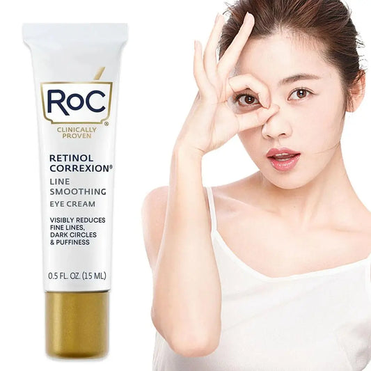 ROC Retinol Eye Cream For Dark Circles & Puffy Eyes Centella Nourish Improvement Eye Dry Skin Moisturizing Eye Skin Cream