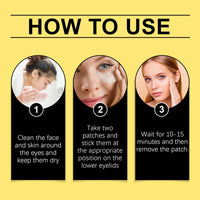 Snail Essence Eye Patches Dark Circles and Wrinkles Hydrating Under Eye Mask Deep Moisture Anti Aging Rejuvenating Gel Pads60pcs