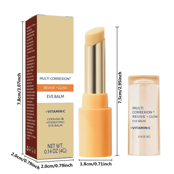Vitamin C Eye Balm Anti-Wrinkle Moisturizing Eye Bag Removal Dark Circles Reduce Fine Lines  Brightening Eye Cream Stick