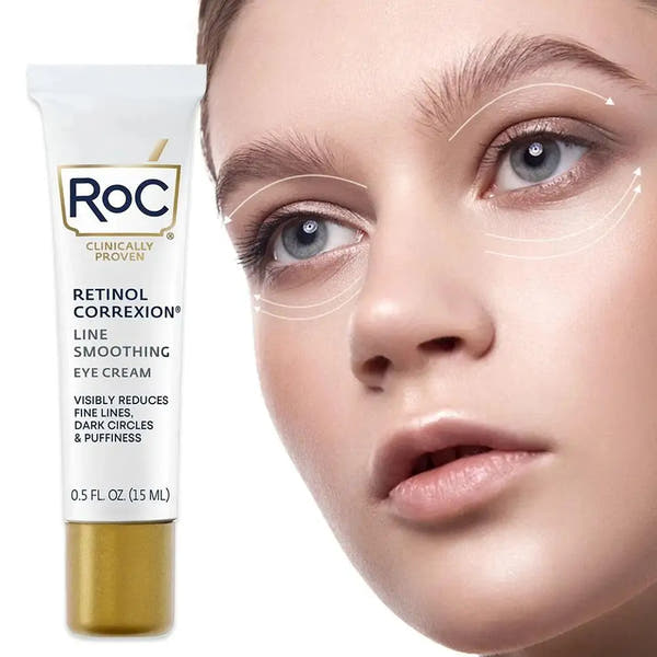 ROC Retinol Eye Cream For Dark Circles & Puffy Eyes Centella Nourish Improvement Eye Dry Skin Moisturizing Eye Skin Cream