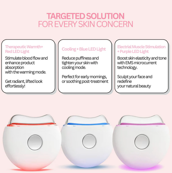 LumiSculpt™: EMS Gua Sha for Lift, Contour & Drainage