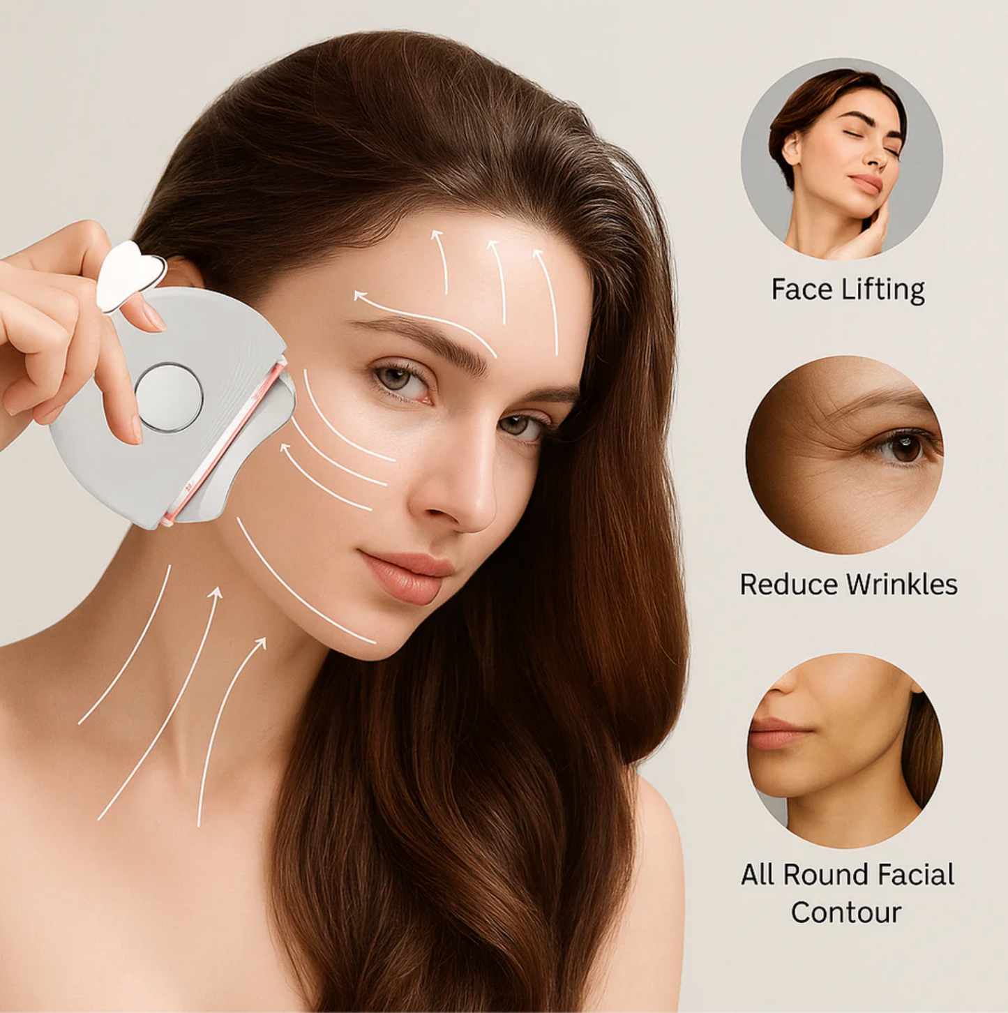 LumiSculpt™: EMS Gua Sha for Lift, Contour & Drainage