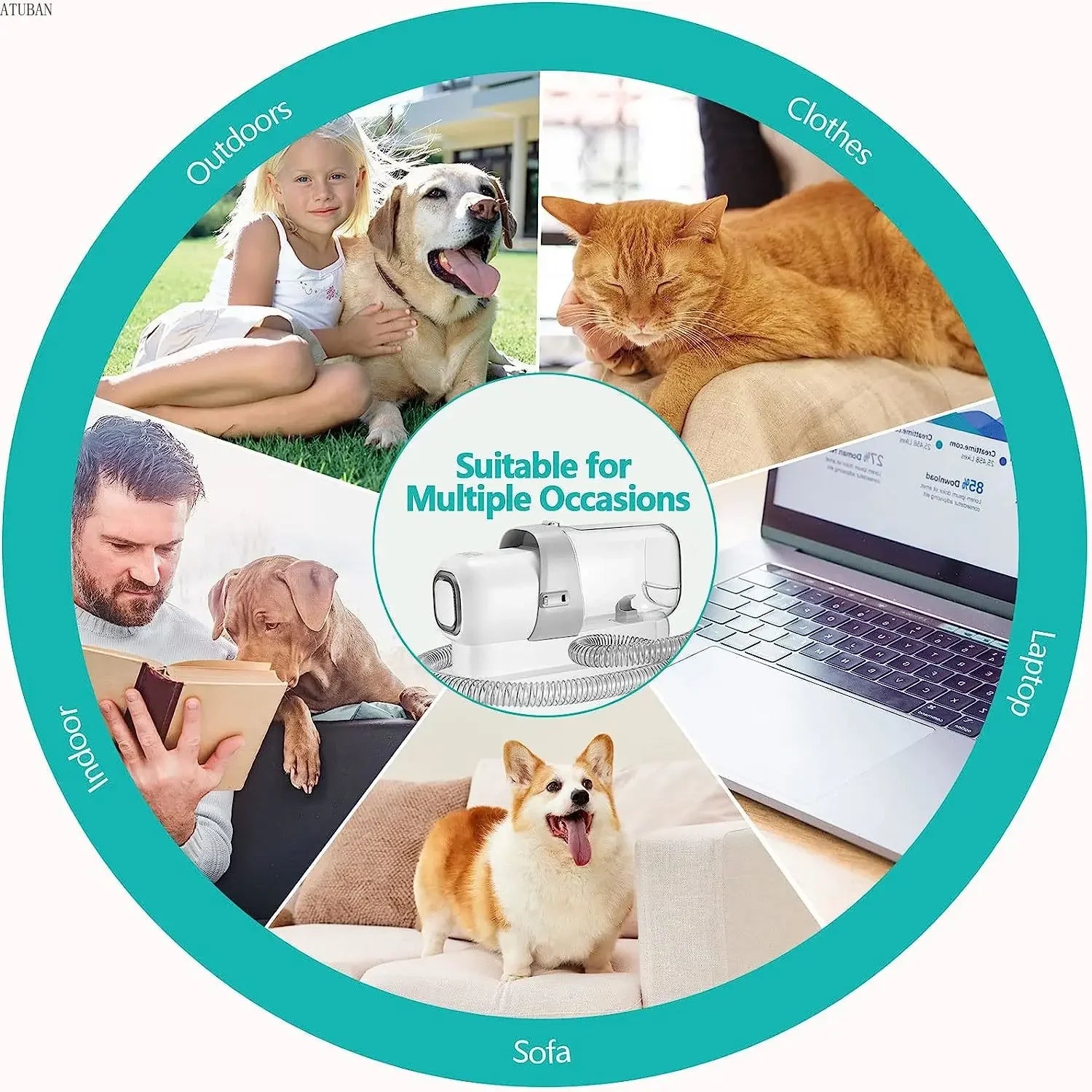 FurFresh™: Pet Grooming Vacuum & Dog Grooming Kit