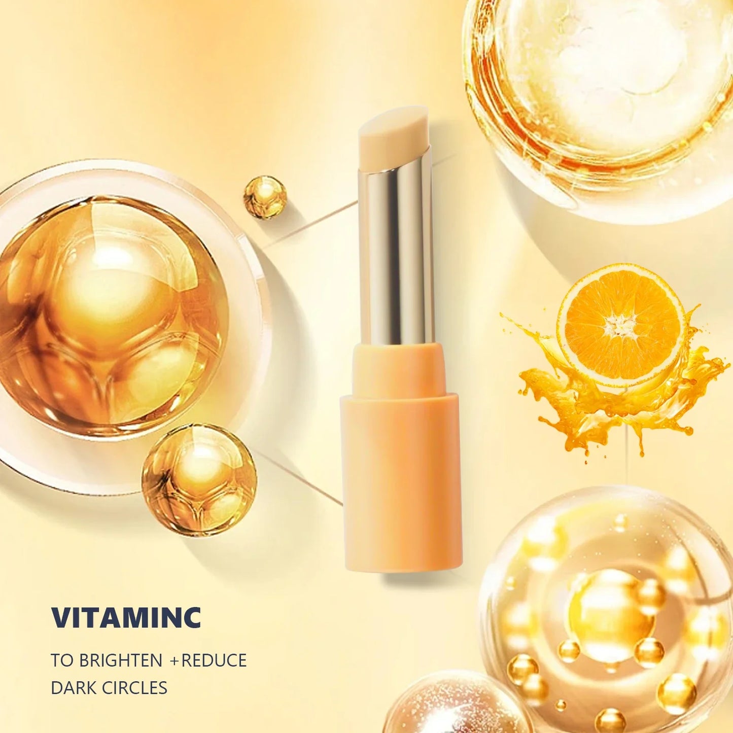 Vitamin C Eye Balm Anti-Wrinkle Moisturizing Eye Bag Removal Dark Circles Reduce Fine Lines  Brightening Eye Cream Stick