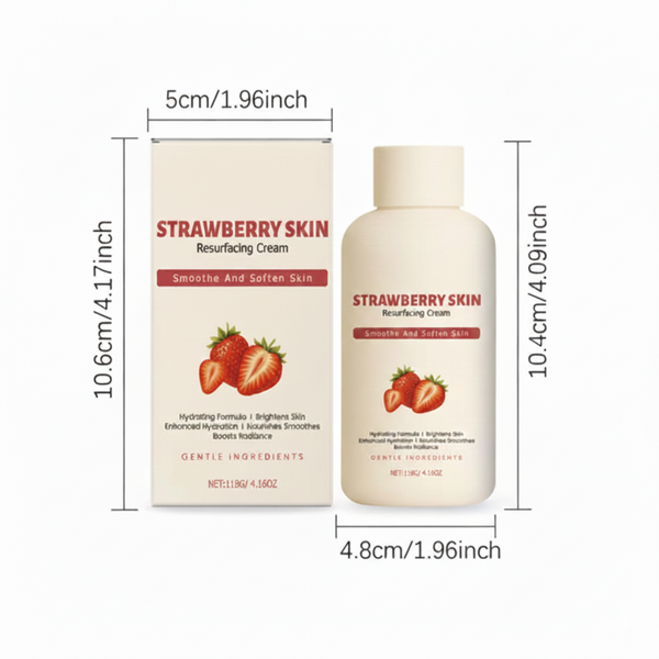 Strawberry Rejuvenating Body Cream Dimensions