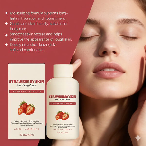 Strawberry Rejuvenating Body Cream Moisturizing Formula