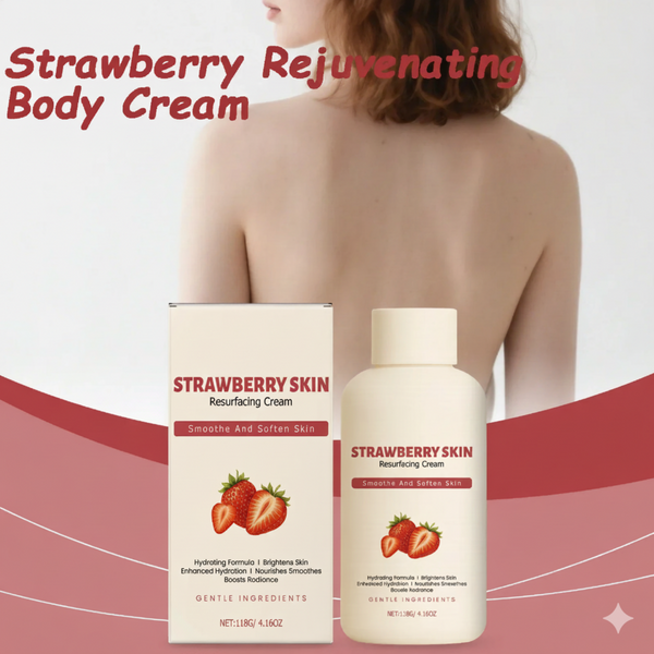 Smooth Skin with Strawberry Rejuvenating Body Cream