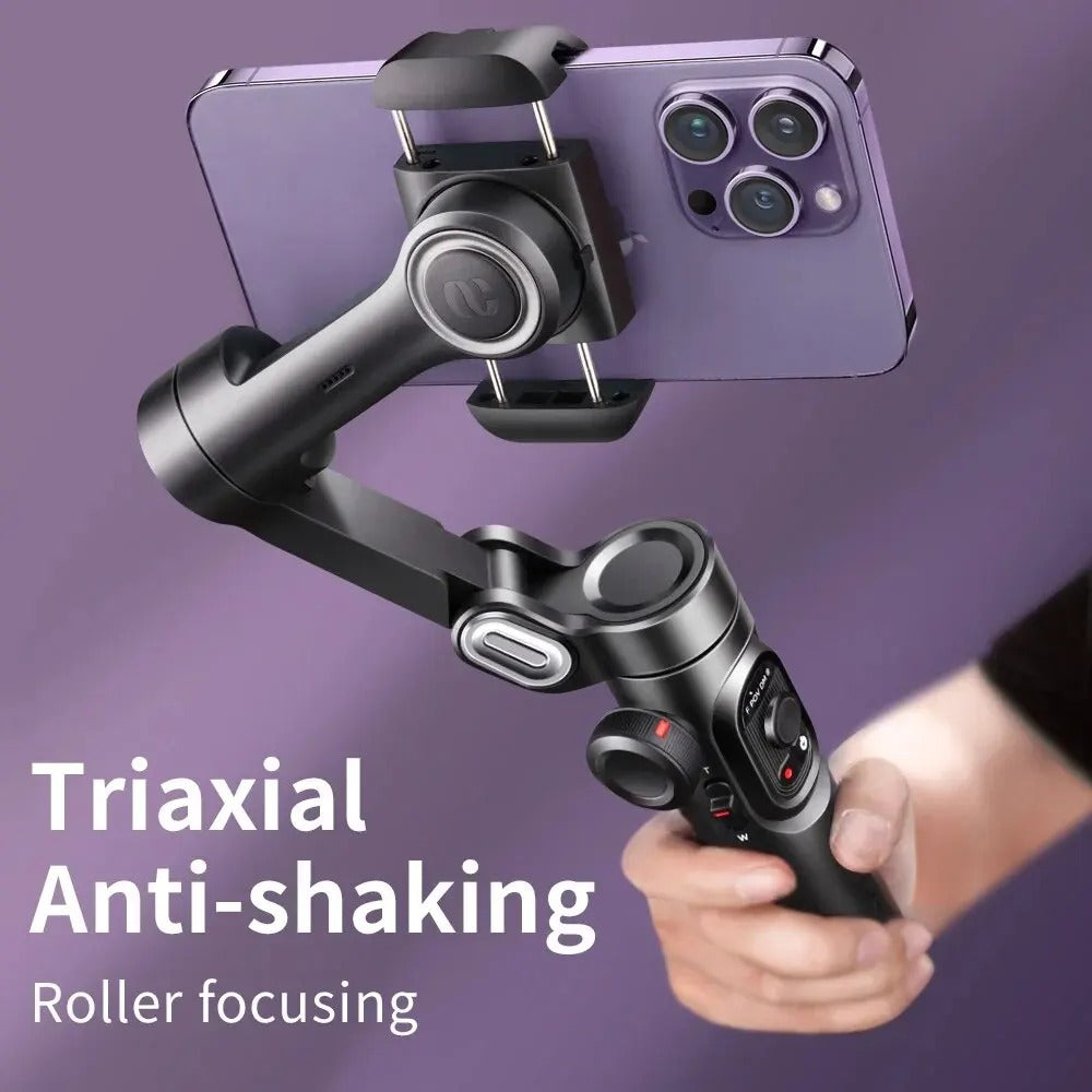 SteadyPro™: Compact 3-Axis Gimbal for Smooth, Stable Video