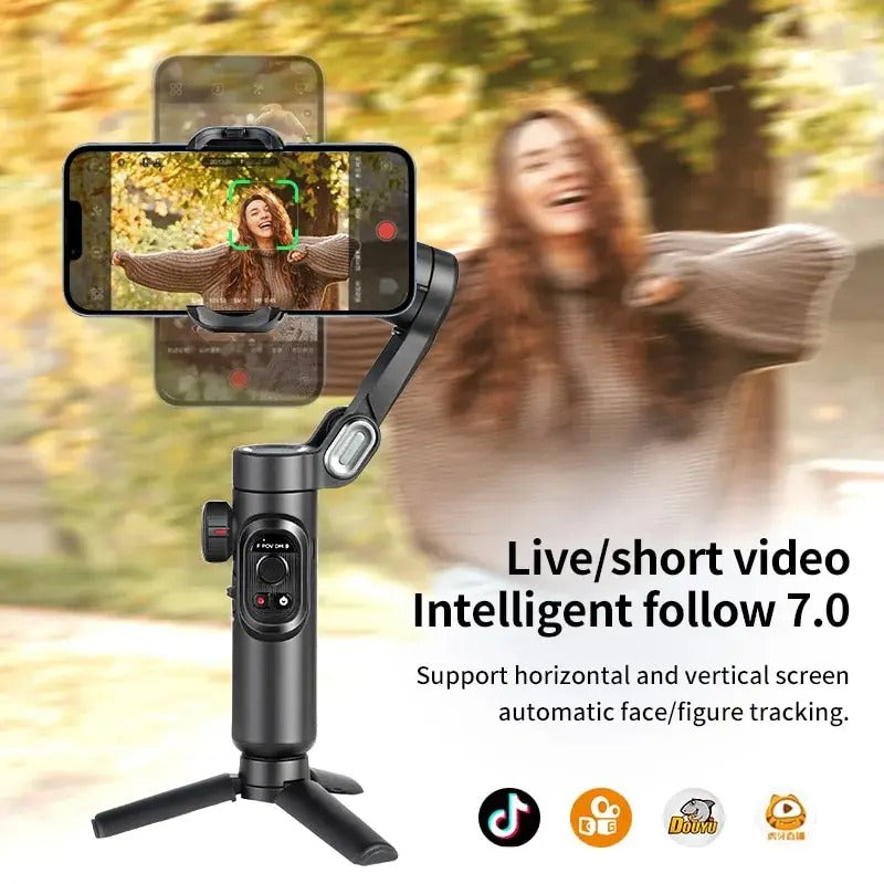 SteadyPro™: Compact 3-Axis Gimbal for Smooth, Stable Video