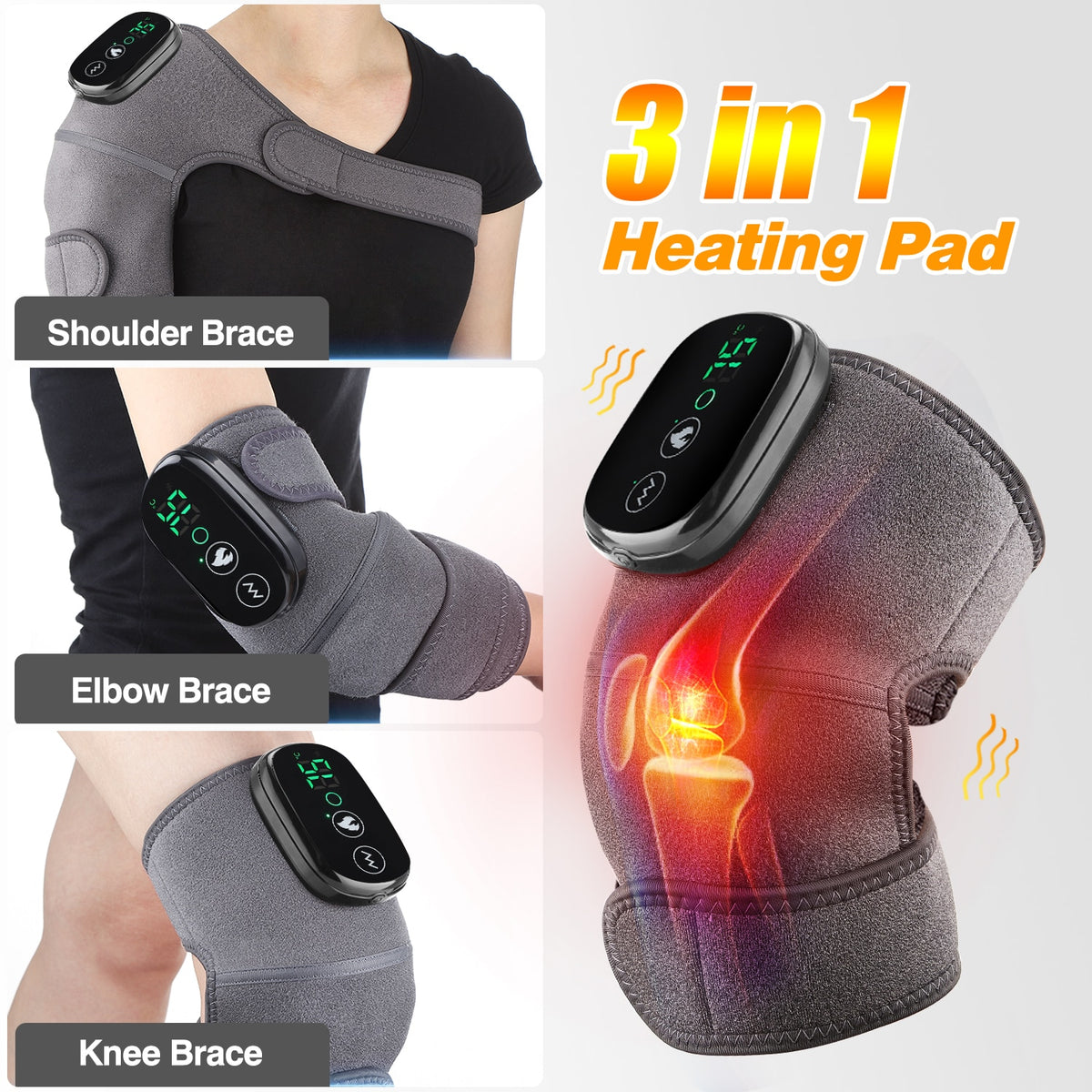 WarmRelief™: Electric Heating Massager for Joint Therapy and Relief